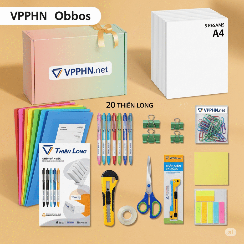 Combo Văn Phòng Phẩm Cho Hộ Kinh Doanh Tại Vạn Hạnh – Siêu Tiết Kiệm